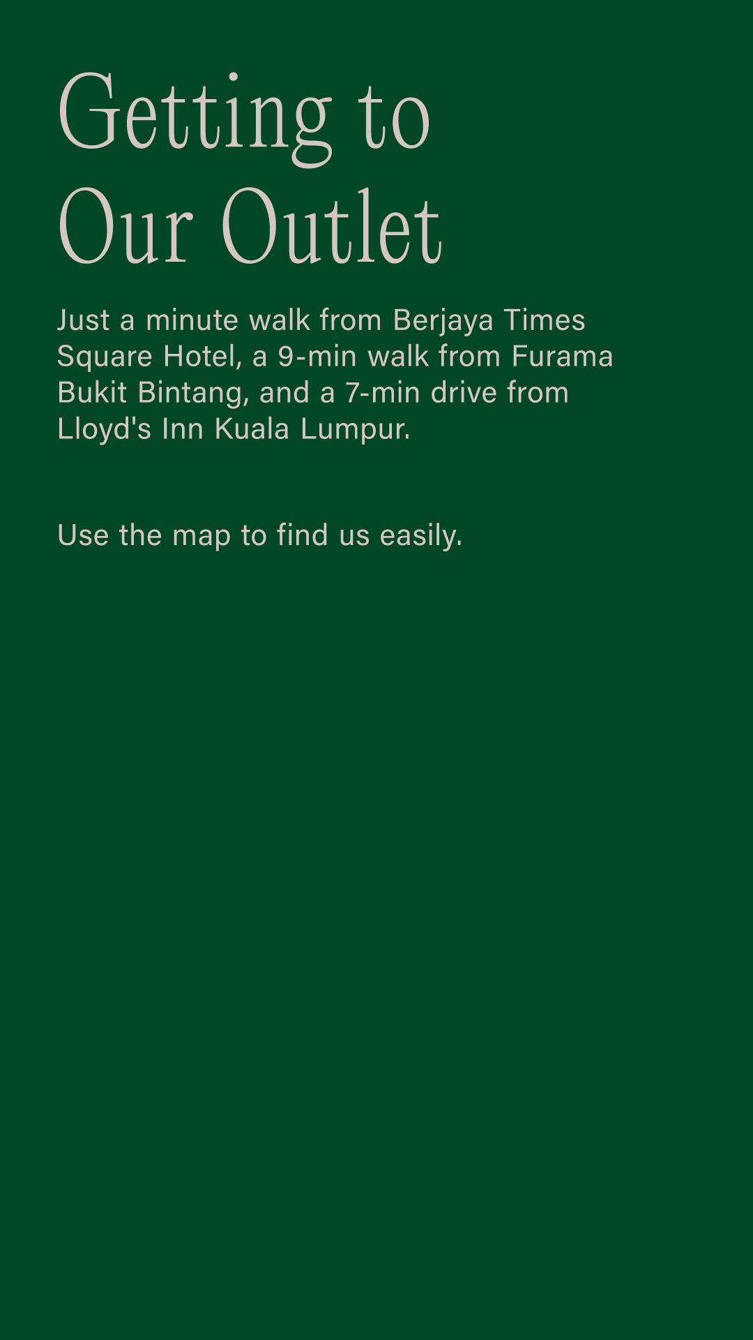 Getting to Qi Odyssey Berjaya Times Square